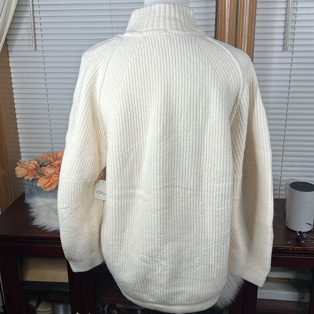 Free People Sunbeam Oversize Turtleneck Sweater - Picture 6 of 8